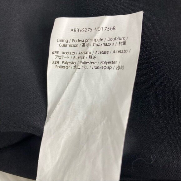 Valentino Red‎ Women's Black White V-Neck Luxury Tweed Designer Dress IT 44/C36 - Picture 9 of 15